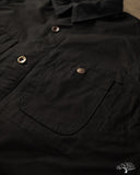 Iron Heart IHJ-148-BLK - 10oz Kurashikizome Organic Cotton Duck Chore Jacket - Black