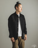 Iron Heart IHJ-148-BLK - 10oz Kurashikizome Organic Cotton Duck Chore Jacket - Black