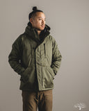 Iron Heart IHJ-154-OLV - 8oz Sateen/Primaloft Winter Parka Jacket - Olive