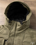 Iron Heart IHJ-154-OLV - 8oz Sateen/Primaloft Winter Parka Jacket - Olive