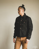 Iron Heart IHJ-155-BLK Horsehide Suede Modified Type III Jacket - Black