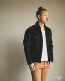Iron Heart IHJ-155-BLK Horsehide Suede Modified Type III Jacket - Black