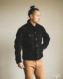 Iron Heart IHJ-155-BLK Horsehide Suede Modified Type III Jacket - Black