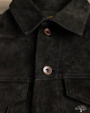 Iron Heart IHJ-155-BLK Horsehide Suede Modified Type III Jacket - Black