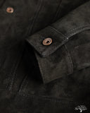 Iron Heart IHJ-155-BLK Horsehide Suede Modified Type III Jacket - Black