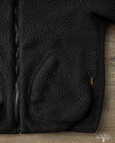 Iron Heart IHJ-157-BLK - Reversible Fleece Jacket - Black