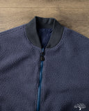 Iron Heart IHJ-157-NAV - Reversible Fleece Jacket - Navy