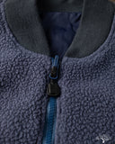 Iron Heart IHJ-157-NAV - Reversible Fleece Jacket - Navy