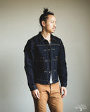Iron Heart IHJ-163-IND - Cotton/Linen Denim Type II Jacket - Indigo
