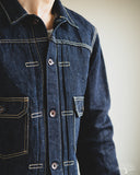 Iron Heart IHJ-163-IND - Cotton/Linen Denim Type II Jacket - Indigo