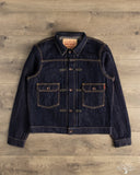Iron Heart IHJ-163-IND - Cotton/Linen Denim Type II Jacket - Indigo