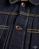 Iron Heart IHJ-163-IND - Cotton/Linen Denim Type II Jacket - Indigo