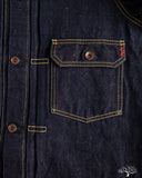 Iron Heart IHJ-163-IND - Cotton/Linen Denim Type II Jacket - Indigo