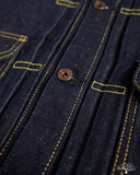 Iron Heart IHJ-163-IND - Cotton/Linen Denim Type II Jacket - Indigo