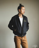 Iron Heart IHJ-165-BLK - 6.2oz Serge Drizzler Jacket - Black