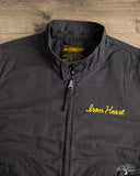 Iron Heart IHJ-165-BLK - 6.2oz Serge Drizzler Jacket - Black