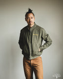 Iron Heart IHJ-165-ODG - 6.2oz Serge Drizzler Jacket - Olive Drab Green
