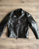 Iron Heart IHJ-35 - Japanese Horsehide Rider's Jacket - Black