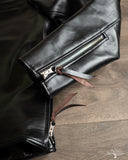 Iron Heart IHJ-35 - Japanese Horsehide Rider's Jacket - Black