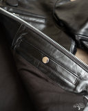 Iron Heart IHJ-35 - Japanese Horsehide Rider's Jacket - Black
