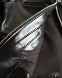 Iron Heart IHJ-35 - Japanese Horsehide Rider's Jacket - Black