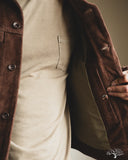 Iron Heart IHJ-49-BRN Split Steer Modified Type III Jacket - Brown