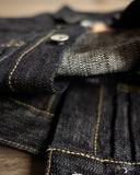Iron Heart IHJ-507-SLB - 16oz Slubby Selvedge Denim Type II Jacket - Indigo