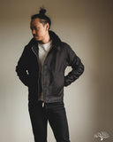 Iron Heart IHM-35-BLK - Whipcord N1 Deck Jacket - Black / Black