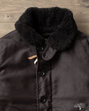 Iron Heart IHM-35-BLK - Whipcord N1 Deck Jacket - Black / Black