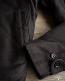 Iron Heart IHM-35-BLK - Whipcord N1 Deck Jacket - Black / Black