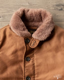 Iron Heart IHM-35-BRN - Whipcord N1 Deck Jacket - Brown