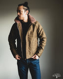 Iron Heart IHM-35-ODG - Whipcord N1 Deck Jacket - Olive Drab Green
