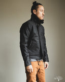 Iron Heart IHM-37-BLK - Oiled Whipcord N1 Deck Jacket - Black
