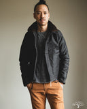 Iron Heart IHM-37-BLK - Oiled Whipcord N1 Deck Jacket - Black