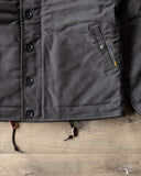Iron Heart IHM-37-BLK - Oiled Whipcord N1 Deck Jacket - Black