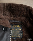 Iron Heart IHM-37-BLK - Oiled Whipcord N1 Deck Jacket - Black