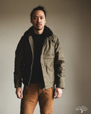 Iron Heart IHM-37-GRN - Oiled Whipcord N1 Deck Jacket - Army Green
