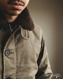 Iron Heart IHM-37-GRN - Oiled Whipcord N1 Deck Jacket - Army Green
