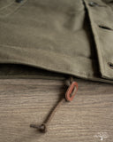 Iron Heart IHM-37-GRN - Oiled Whipcord N1 Deck Jacket - Army Green