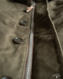 Iron Heart IHM-37-GRN - Oiled Whipcord N1 Deck Jacket - Army Green