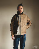 Iron Heart IHM-37-KHA - Oiled Whipcord N1 Deck Jacket - Khaki
