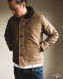 Iron Heart IHM-37-KHA - Oiled Whipcord N1 Deck Jacket - Khaki