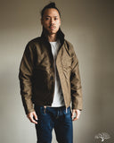 Iron Heart IHM-37-ODG - Oiled Whipcord N1 Deck Jacket - Olive
