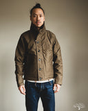 Iron Heart IHM-37-ODG - Oiled Whipcord N1 Deck Jacket - Olive