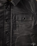 Iron Heart IHM-45-BLK - Oiled Whipcord A2 Deck Jacket - Black