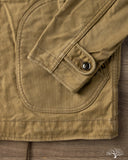 Iron Heart IHM-48-KHA - Lightweight Whipcord N1 Deck Jacket - Khaki