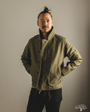 Iron Heart IHM-53-ODG - 12oz Whipcord Lightweight N1 Deck Jacket - Olive Drab Green