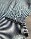 Iron Heart IHSH-07-IND - Indigo Hickory Stripe Western Shirt