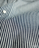 Iron Heart IHSH-07-IND - Indigo Hickory Stripe Western Shirt