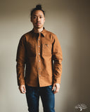 Iron Heart IHSH-189-BRN - 17oz Duck CPO Work Shirt - Brown